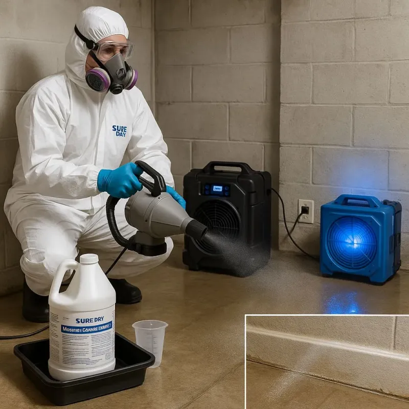 Sanitization and Odor Removal process in Odenton, MD